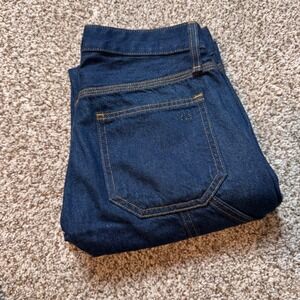 Rag‎ & Bone New York Women's 28x34 Dark Wash Rinse Denim Carpenter Jeans Slim
